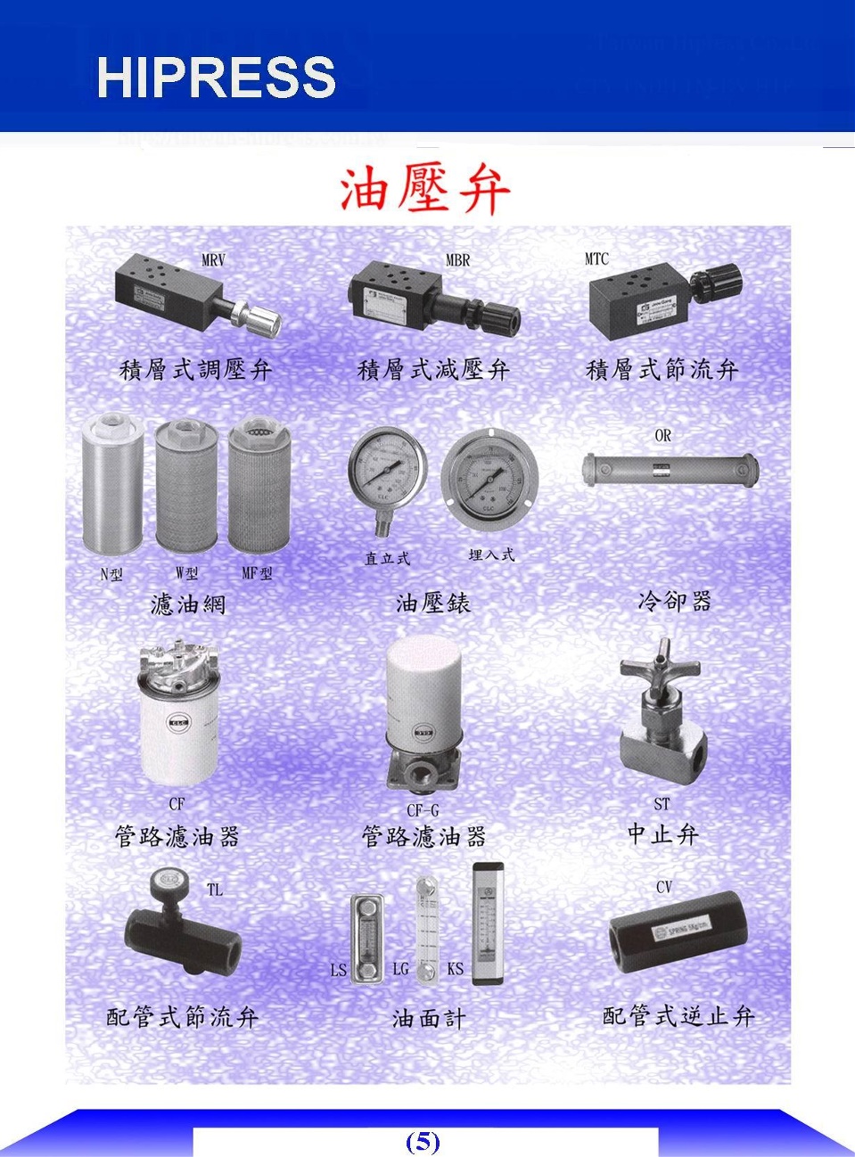 貼板式調壓閥,壓力控制閥,滿油閥,邏輯閥,逆止閥,抗衡閥