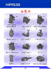 油壓閥,積層式調壓閥,減壓閥,節流閥,濾油網,油壓表,冷卻器